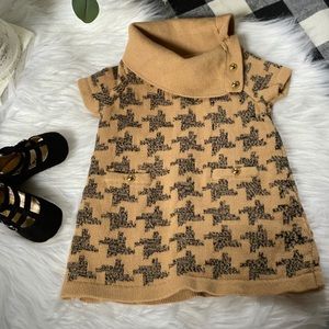 Janie and Jack Baby Girl Houndstooth Dress